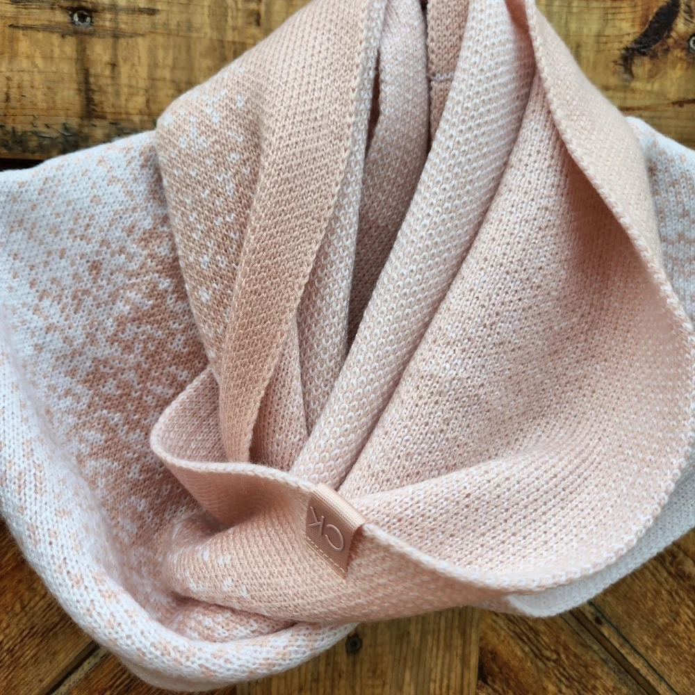 Calvin Klein Blush Ombre Infinity Scarf